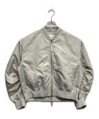 ARPEGE STORYアルページュストーリー）の古着「BackリボンMA-1」｜グレー