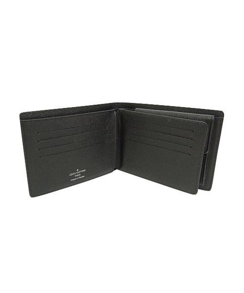 LOUIS VUITTON（ルイ ヴィトン）LOUIS VUITTON (ルイヴィトン) ポルトフォイユ・フロリン ブラック サイズ:- N63074 RI3155 ダミエ・グラフィット  ポルトフォイユ・フロリンの古着・服飾アイテム