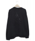 MONCLER (モンクレール) サイドジップラバーロゴプリントスウェット ブラック サイズ:L  18SSモデル　D10918026450　8098U　MAGLIA GIRO：34800円