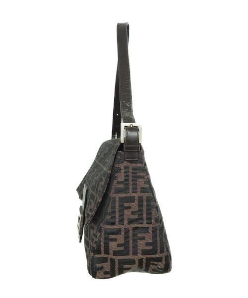 FENDI（フェンディ）FENDI (フェンディ) ハンドバッグ ブラウン ズッカの古着・服飾アイテム