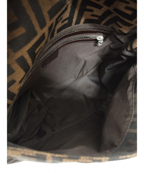 FENDI（フェンディ）FENDI (フェンディ) ハンドバッグ ブラウン ズッカの古着・服飾アイテム