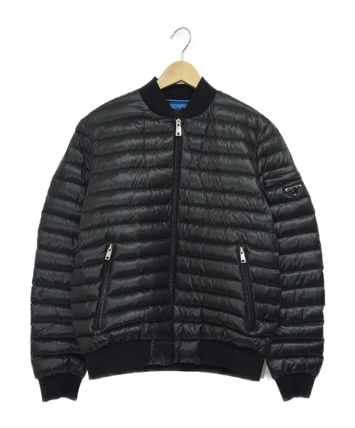 PRADA（プラダ）PRADA (プラダ) ダウンジャケット ブラック サイズ:44 未使用品 SGH827　NYLON LUCIDOの古着・服飾アイテム