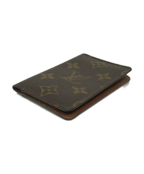 LOUIS VUITTON（ルイ ヴィトン）LOUIS VUITTON (ルイヴィトン) パスケース ブラウン サイズ:下記参照 モノグラム ポシェット・カルト ヴィジット M56362 RA0060の古着・服飾アイテム