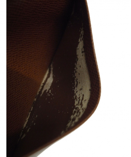 LOUIS VUITTON（ルイ ヴィトン）LOUIS VUITTON (ルイヴィトン) パスケース ブラウン サイズ:下記参照 モノグラム ポシェット・カルト ヴィジット M56362 RA0060の古着・服飾アイテム