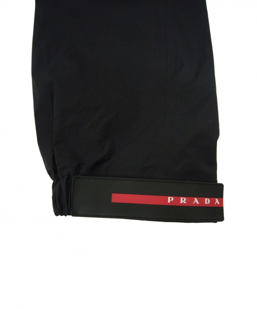 PRADA（プラダ）PRADA (プラダ) トラックパンツ ブラック サイズ:44の古着・服飾アイテム