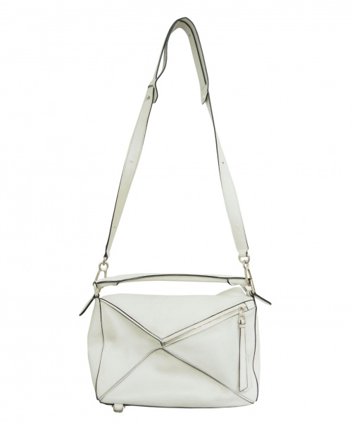 LOEWE（ロエベ）LOEWE (ロエベ) パズルバッグ ホワイト サイズ:下記参照 9763368　PUZZLE BAGの古着・服飾アイテム