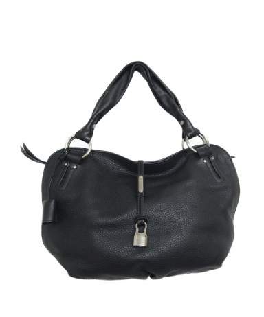 中古・古着通販】CELINE (セリーヌ) レザートートバッグ ブラック