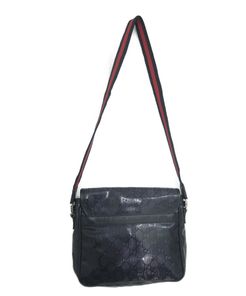 GUCCI（グッチ）GUCCI (グッチ) GGインプリメショルダーバッグ ネイビー サイズ:下記参照 297559 002123の古着・服飾アイテム
