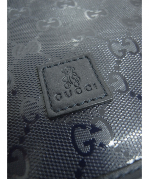 GUCCI（グッチ）GUCCI (グッチ) GGインプリメショルダーバッグ ネイビー サイズ:下記参照 297559 002123の古着・服飾アイテム