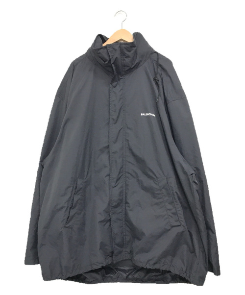BALENCIAGA（バレンシアガ）BALENCIAGA (バレンシアガ) オーバーサイズナイロンジャケット ブラック サイズ:2の古着・服飾アイテム