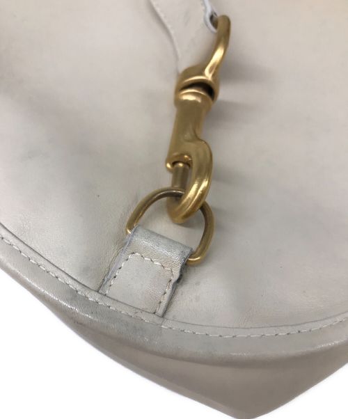GUCCI（グッチ）GUCCI (グッチ) ［OLD］オールドホースビットショルダーバッグ アイボリー サイズ:下記参照の古着・服飾アイテム