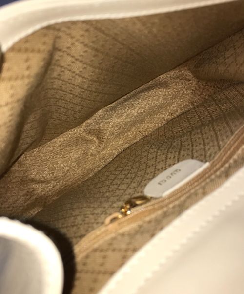 GUCCI（グッチ）GUCCI (グッチ) ［OLD］オールドホースビットショルダーバッグ アイボリー サイズ:下記参照の古着・服飾アイテム