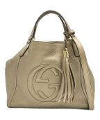 GUCCIグッチ）の古着「ソーホー2WAYショルダーバッグ」｜ゴールド