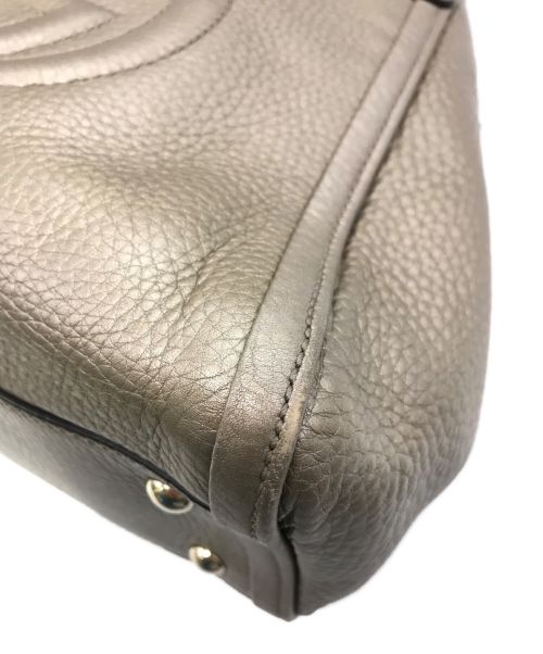 GUCCI（グッチ）GUCCI (グッチ) ソーホー2WAYショルダーバッグ ゴールド サイズ:下記参照の古着・服飾アイテム