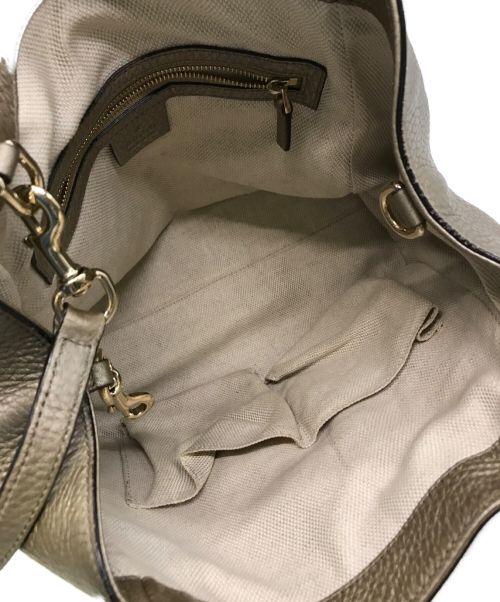 GUCCI（グッチ）GUCCI (グッチ) ソーホー2WAYショルダーバッグ ゴールド サイズ:下記参照の古着・服飾アイテム