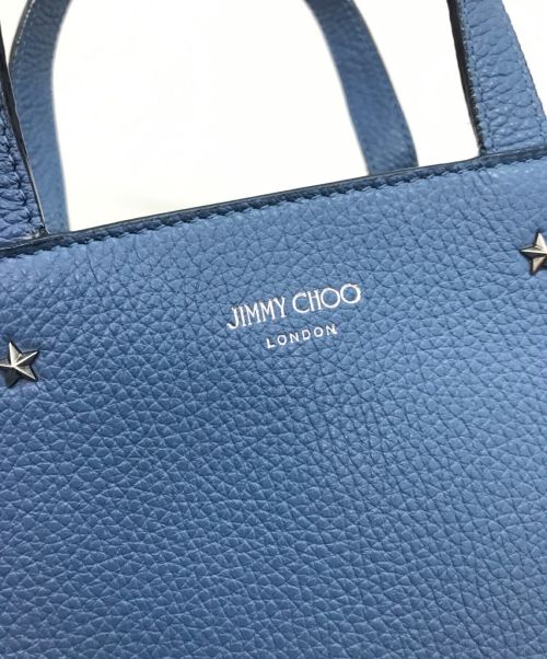 JIMMY CHOO（ジミーチュウ）JIMMY CHOO (ジミーチュウ) ペガジS2WAYショルダーバッグ ブルー サイズ:下記参照の古着・服飾アイテム