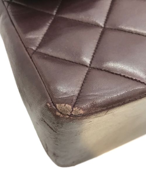 CHANEL（シャネル）CHANEL (シャネル) デカマトラッセチェーンショルダーバッグ ボルドー サイズ:下記参照の古着・服飾アイテム