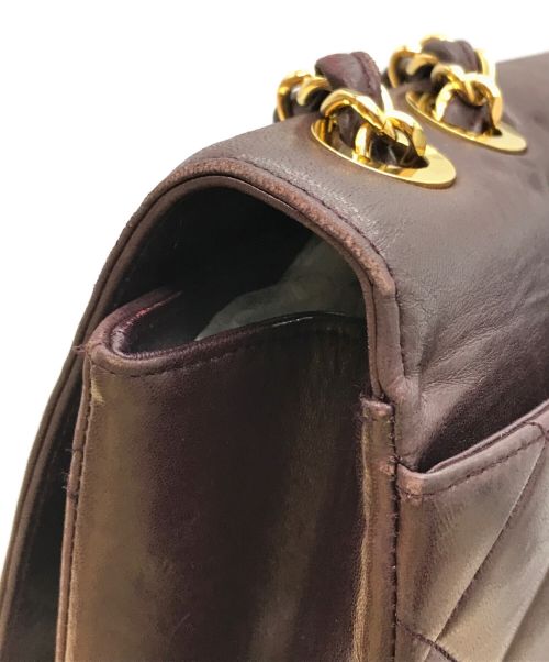 CHANEL（シャネル）CHANEL (シャネル) デカマトラッセチェーンショルダーバッグ ボルドー サイズ:下記参照の古着・服飾アイテム