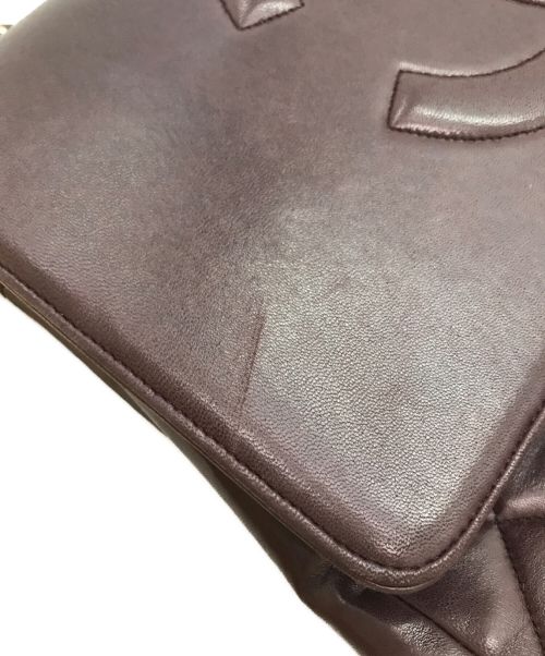 CHANEL（シャネル）CHANEL (シャネル) デカマトラッセチェーンショルダーバッグ ボルドー サイズ:下記参照の古着・服飾アイテム