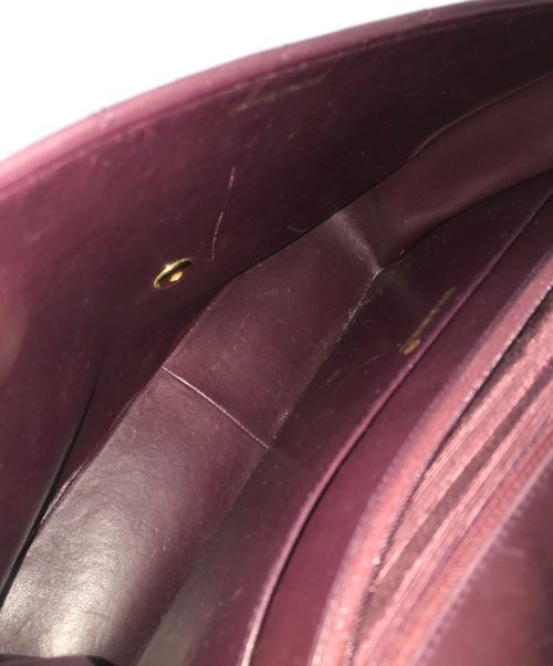 CHANEL（シャネル）CHANEL (シャネル) デカマトラッセチェーンショルダーバッグ ボルドー サイズ:下記参照の古着・服飾アイテム