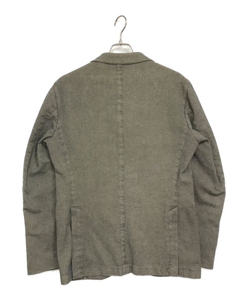 BOGLIOLI（ボリオリ）BOGLIOLI (ボリオリ) ヘリーンボーンコットン3Bジャケット グレー サイズ:46（S相当）の古着・服飾アイテム