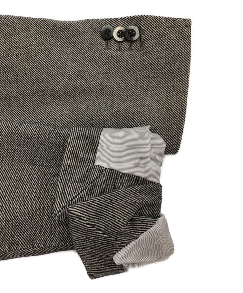 BOGLIOLI（ボリオリ）BOGLIOLI (ボリオリ) ヘリーンボーンコットン3Bジャケット グレー サイズ:46（S相当）の古着・服飾アイテム