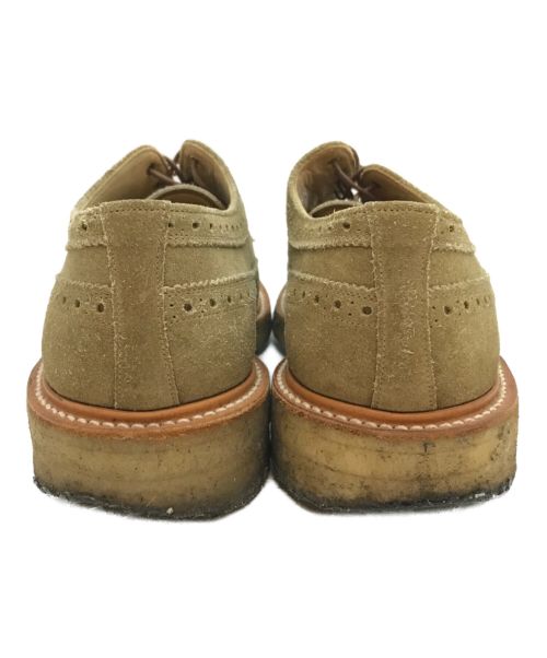 Tricker's（トリッカーズ）Tricker's (トリッカーズ) スエードウィングチップシューズ ベージュ サイズ:8h.55(約27cm)の古着・服飾アイテム