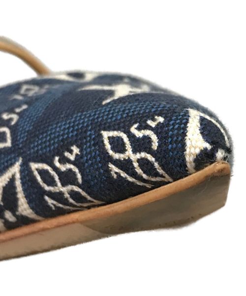 LOUIS VUITTON（ルイ ヴィトン）LOUIS VUITTON (ルイ ヴィトン) モノグラムデニムロゴミュール ブルー サイズ:34（21㎝相当）の古着・服飾アイテム