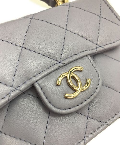 CHANEL（シャネル）CHANEL (シャネル) ラムスキンマトラッセ チェーンクラッチ バッグ / ショルダーバッグ サイズ:下記参照の古着・服飾アイテム