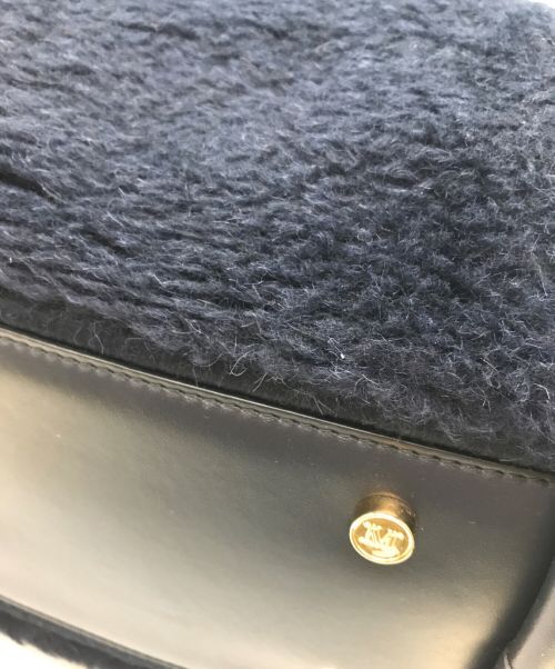 MaxMara（マックスマーラ）MaxMara (マックスマーラ) テディベア ショッピングバッグ ネイビー サイズ:下記参照の古着・服飾アイテム