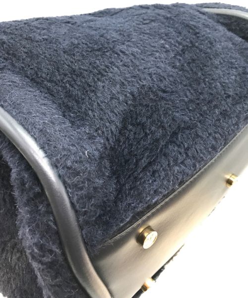 MaxMara（マックスマーラ）MaxMara (マックスマーラ) テディベア ショッピングバッグ ネイビー サイズ:下記参照の古着・服飾アイテム