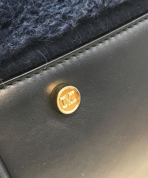MaxMara（マックスマーラ）MaxMara (マックスマーラ) テディベア ショッピングバッグ ネイビー サイズ:下記参照の古着・服飾アイテム