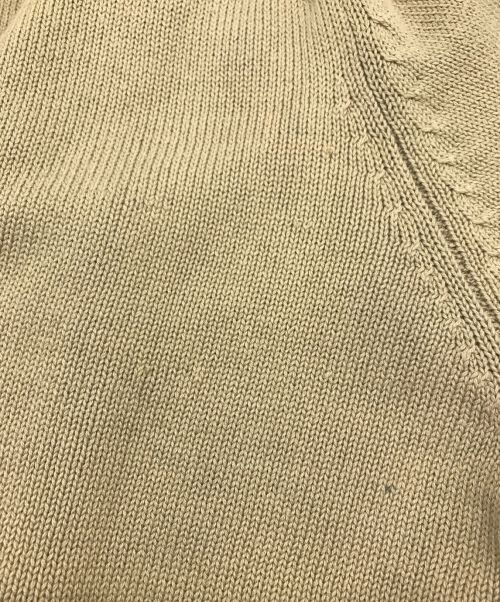 POLO RALPH LAUREN（ポロ・ラルフローレン）POLO RALPH LAUREN (ポロ・ラルフローレン) コットンニットカーディガン ベージュ サイズ:Mの古着・服飾アイテム