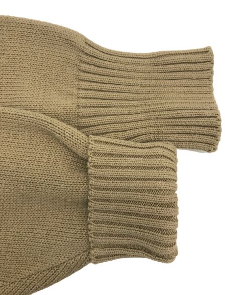 POLO RALPH LAUREN（ポロ・ラルフローレン）POLO RALPH LAUREN (ポロ・ラルフローレン) コットンニットカーディガン ベージュ サイズ:Mの古着・服飾アイテム