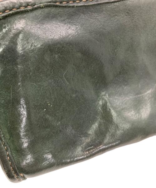 campomaggi（カンポマッジ）campomaggi (カンポマッジ) ラウンドファスナー長財布 グリーンの古着・服飾アイテム