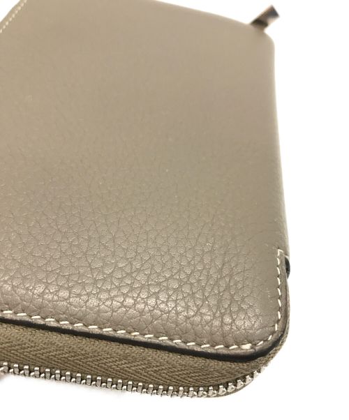CELINE（セリーヌ）CELINE (セリーヌ) ラウンドジップウォレット グレー サイズ:下記参照の古着・服飾アイテム