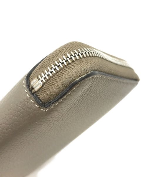CELINE（セリーヌ）CELINE (セリーヌ) ラウンドジップウォレット グレー サイズ:下記参照の古着・服飾アイテム