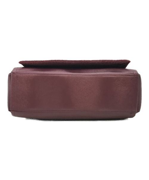 ARMANI JEANS（アルマーニジーンズ）ARMANI JEANS (アルマーニジーンズ) 切替トートバッグ ボルドー サイズ:下記参照の古着・服飾アイテム