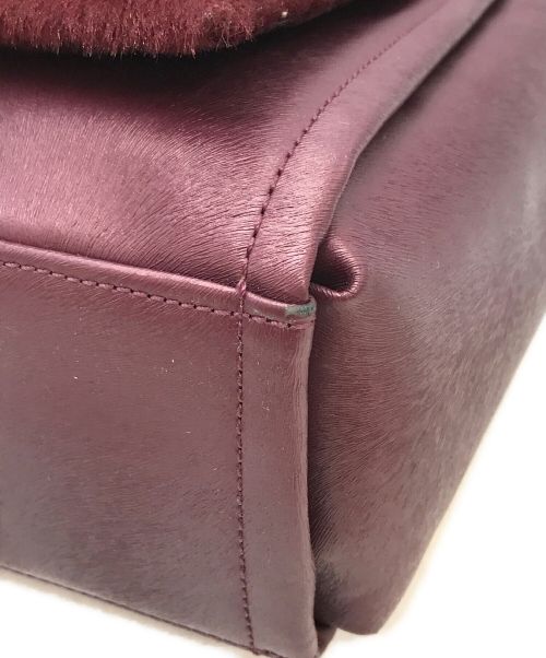 ARMANI JEANS（アルマーニジーンズ）ARMANI JEANS (アルマーニジーンズ) 切替トートバッグ ボルドー サイズ:下記参照の古着・服飾アイテム