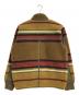 RRL (ダブルアールエル) SHERPA LINED BLANKET JACKET STRIPE ベージュ×カーキ サイズ:Ｍ：22000円