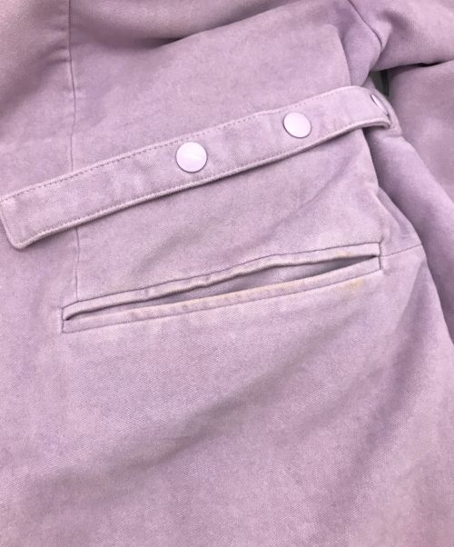 Acne studios（アクネ ストゥディオス）Acne studios (アクネ ストゥディオス) ベルトデザインジャケット パープル サイズ:XSの古着・服飾アイテム