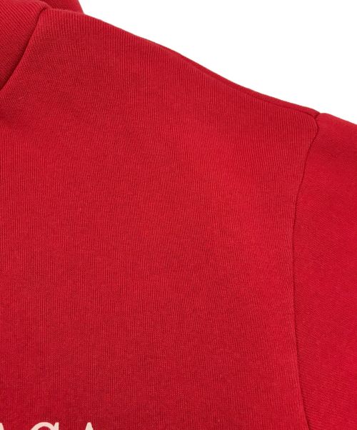 BALENCIAGA（バレンシアガ）BALENCIAGA (バレンシアガ) BBロゴプルオーバーパーカー レッド サイズ:XSの古着・服飾アイテム