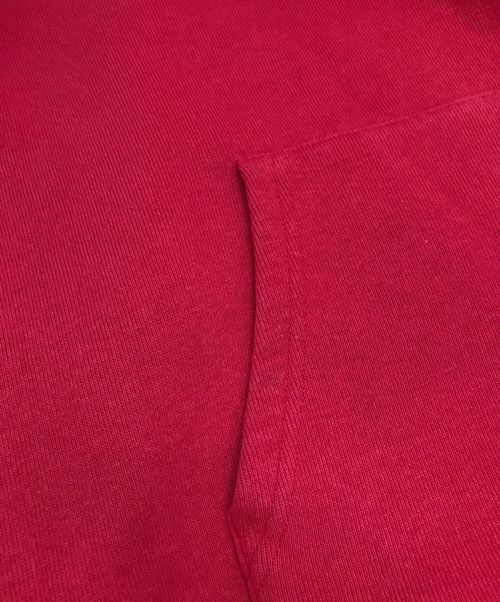 BALENCIAGA（バレンシアガ）BALENCIAGA (バレンシアガ) BBロゴプルオーバーパーカー レッド サイズ:XSの古着・服飾アイテム