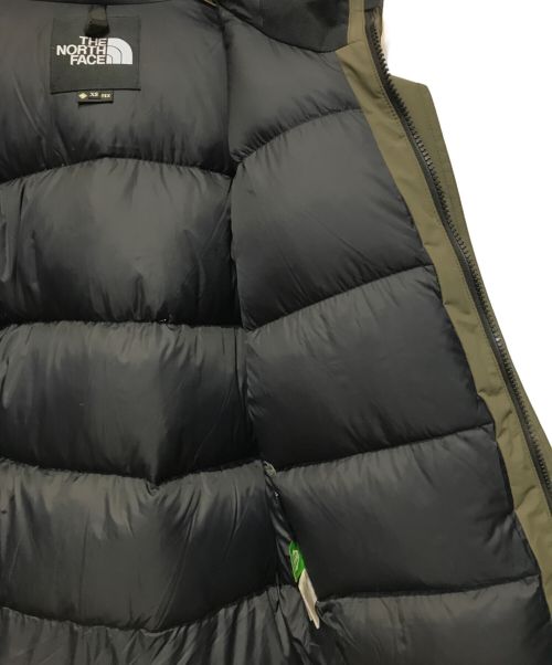 THE NORTH FACE（ザ ノース フェイス）THE NORTH FACE (ザ ノース フェイス) マウンテンダウンジャケット カーキ×ブラック サイズ:XSの古着・服飾アイテム