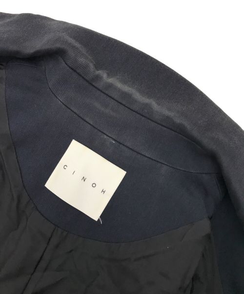 CINOH（チノ）CINOH (チノ) ノースリーブテーラードベスト ネイビー サイズ:FREEの古着・服飾アイテム