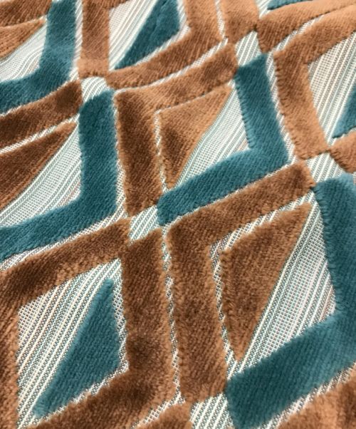 6(ROKU) BEAUTY&YOUTH（ロク ビューティーアンドユース）6(ROKU) BEAUTY&YOUTH (ロク ビューティーアンドユース) DIAMOND MOTIF CUT PILE VEST / ベスト ブラウン サイズ:下記参照の古着・服飾アイテム