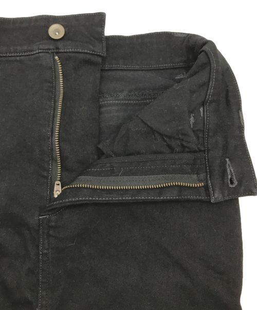 CALMER（カルメール）CALMER (カルメール) ブラックデニムマキシスカート ブラック サイズ:1の古着・服飾アイテム