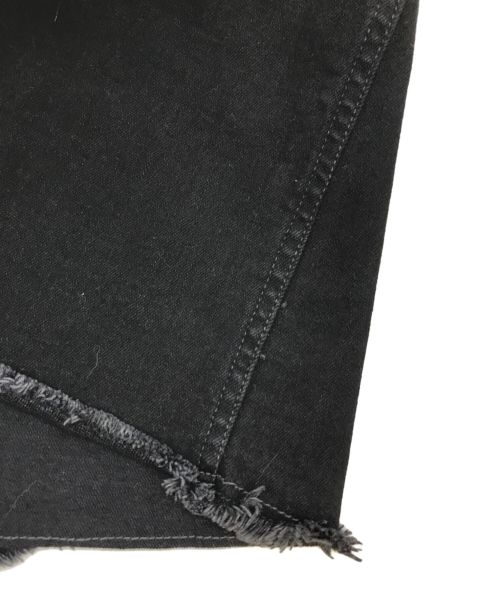 CALMER（カルメール）CALMER (カルメール) ブラックデニムマキシスカート ブラック サイズ:1の古着・服飾アイテム