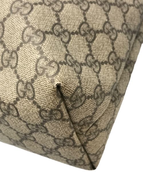GUCCI（グッチ）GUCCI (グッチ) GGスプリーム トートバッグ ブラウン サイズ:下記参照の古着・服飾アイテム