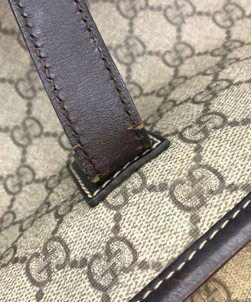 GUCCI（グッチ）GUCCI (グッチ) GGスプリーム トートバッグ ブラウン サイズ:下記参照の古着・服飾アイテム